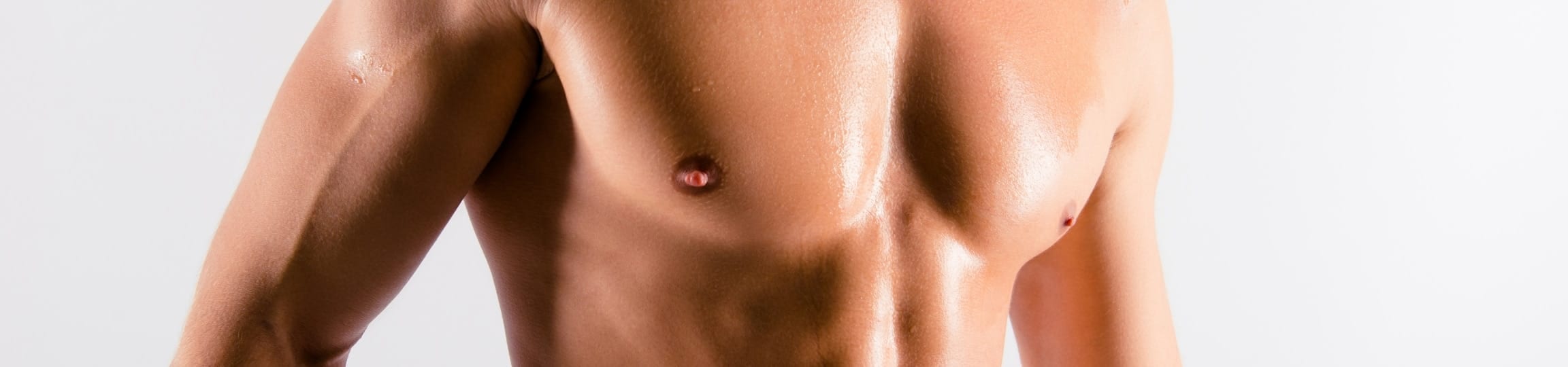 Male breast reduction procedure banner